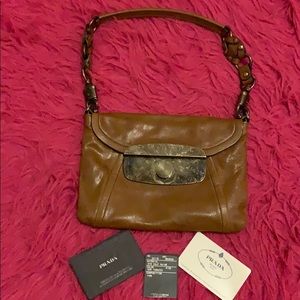 ❗️SALE❗️Prada Calf Shine shoulder bag BR2808